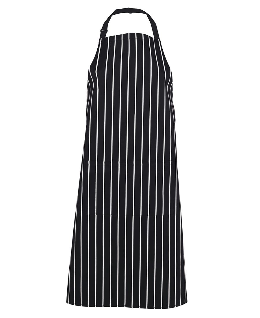 JB's Bib Striped Apron Black/White