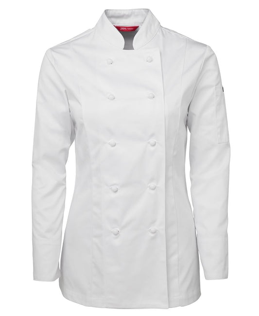 JB's Ladies L/S Chef'S Jacket White-16
