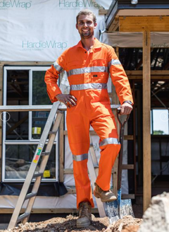 Taped Hi Vis Drill Coverall