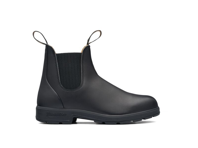 Blundstone 610 Black premium leather elastic side boot