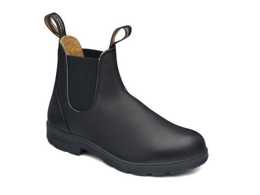 Blundstone 610 Black premium leather elastic side boot