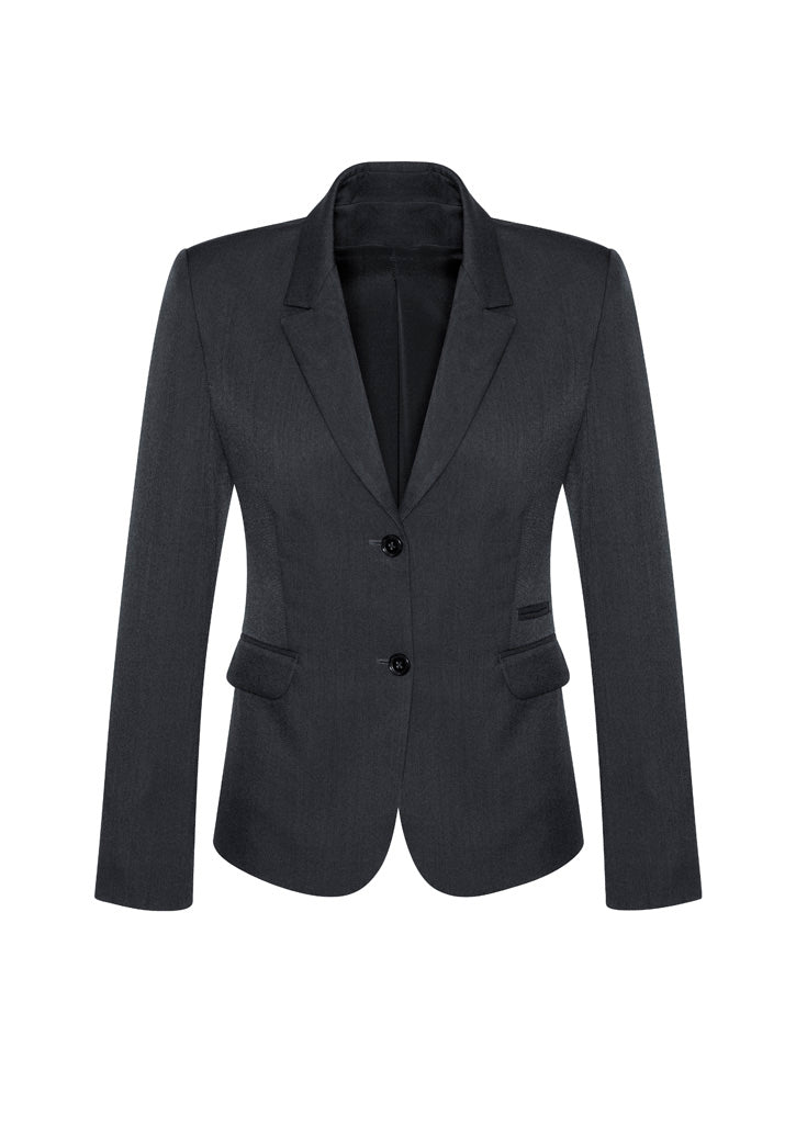 BizCorporate 64019 Womens Comfort Wool Stretch 2 Button Mid Length Jacket