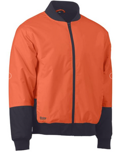 Two Tone Hi Vis Bomber Jacket