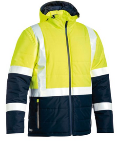 Taped Hi Vis Puffer Jacket