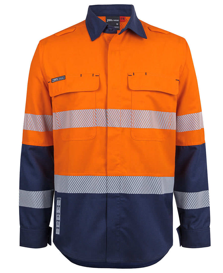 6DFRL Fr PPE2 D+N Biomotion L/S Work Shirt