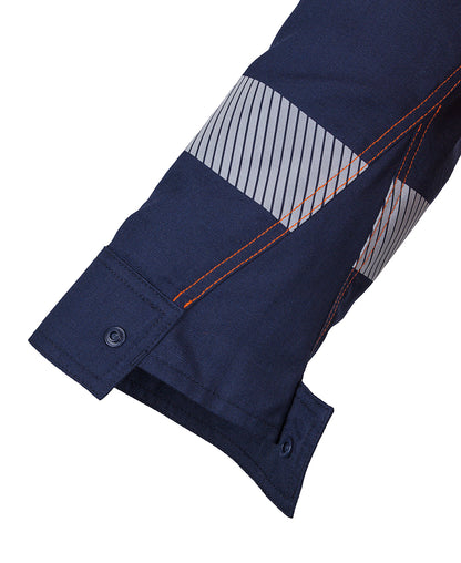 6DFRL Fr PPE2 D+N Biomotion L/S Work Shirt