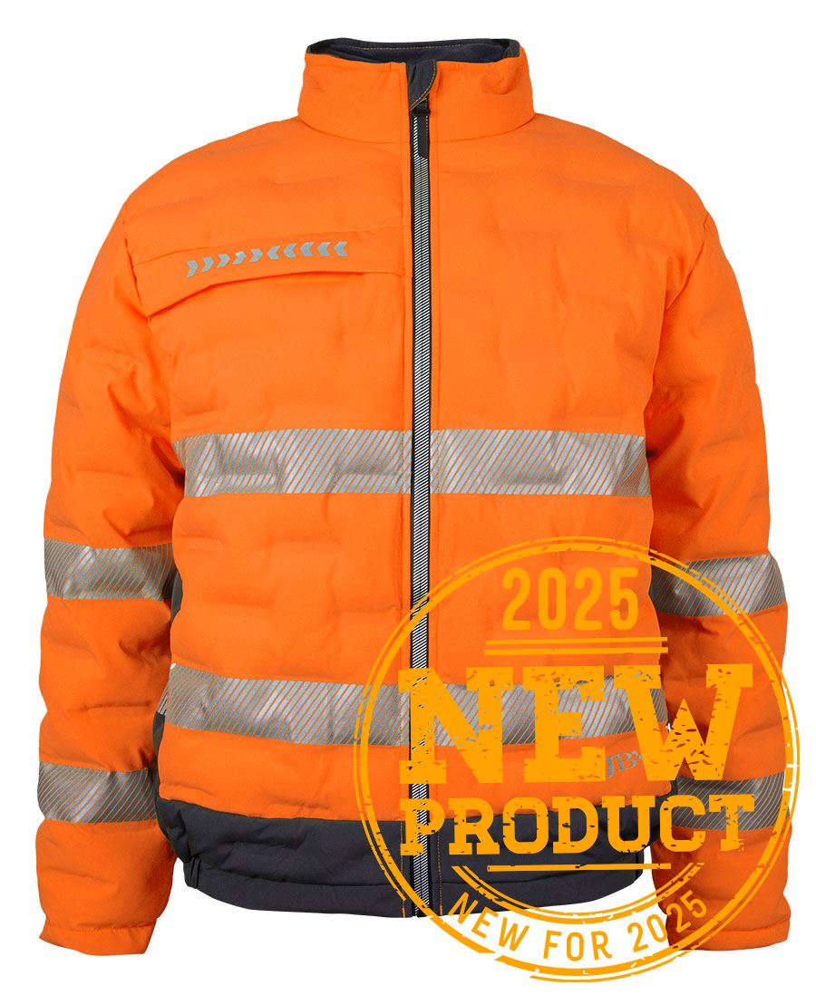 JB's Hv (D+N) Graphene Puffer Jacket Lime/Charcoal-Xs