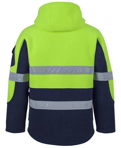 6DLZ Hi Vis D+N 450G Full Zip Shepherd Hoodie