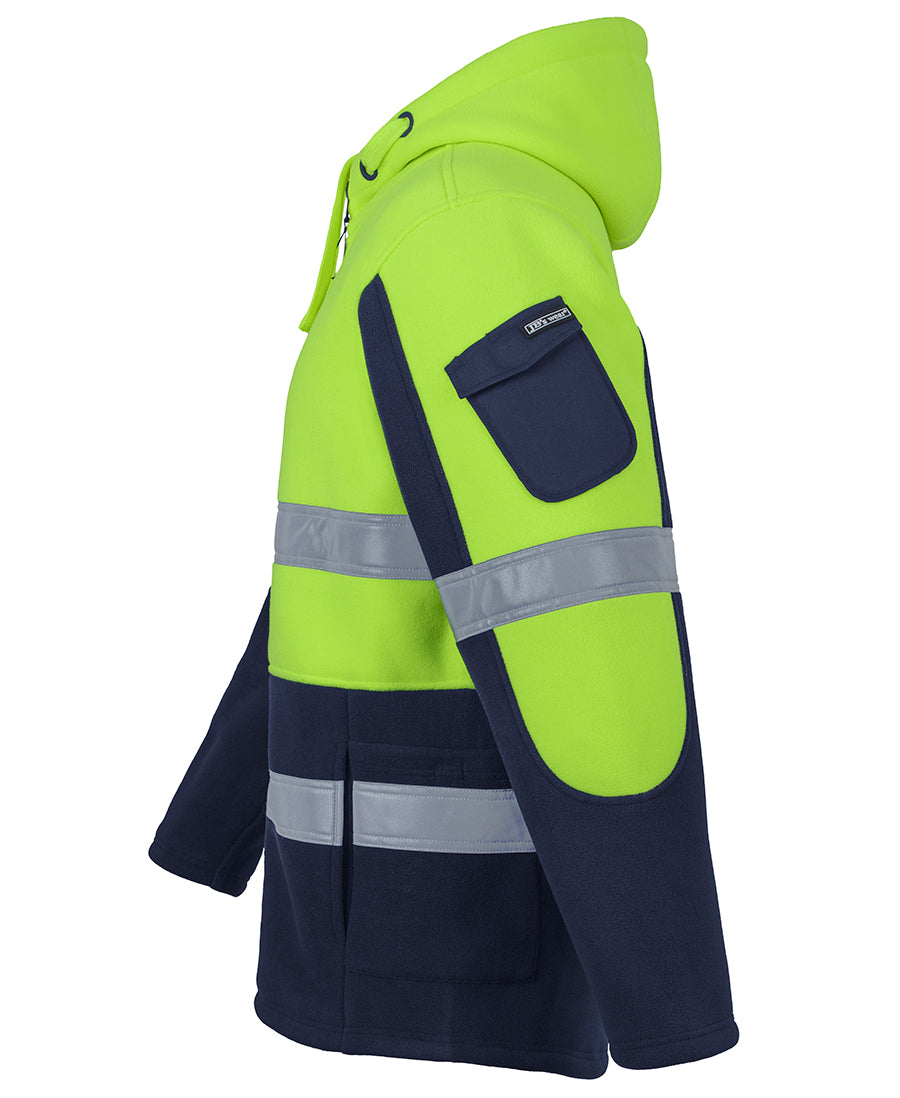 6DLZ Hi Vis D+N 450G Full Zip Shepherd Hoodie