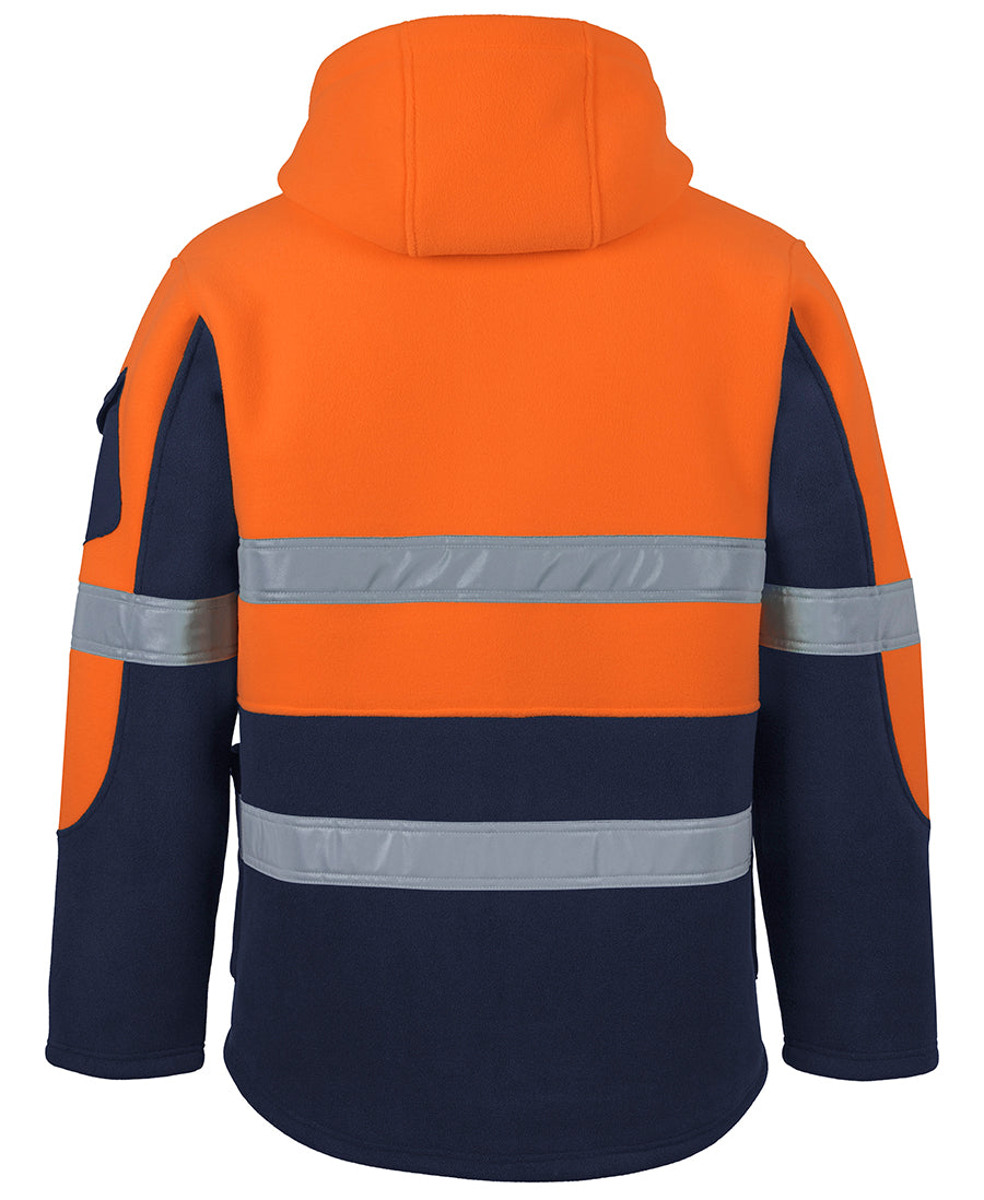 6DLZ Hi Vis D+N 450G Full Zip Shepherd Hoodie