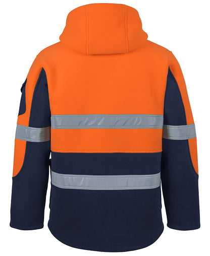 6DLZ Hi Vis D+N 450G Full Zip Shepherd Hoodie