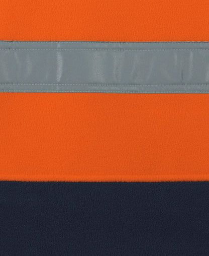 6DLZ Hi Vis D+N 450G Full Zip Shepherd Hoodie