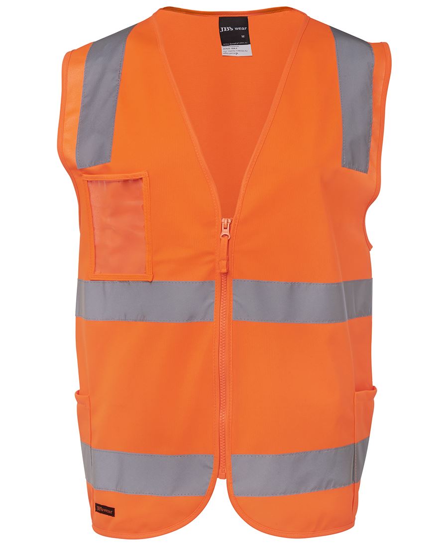 JB's Hv (D+N) Zip Safety Vest Lime
