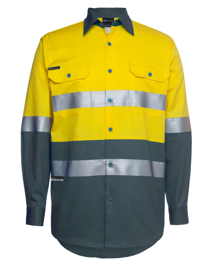 JB's Hv (D+N) L/S 150G W/Shirt Yellow/Black -3Xs