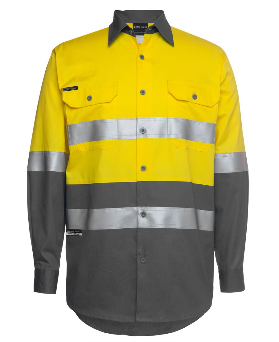 JB's Hv (D+N) L/S 150G W/Shirt Yellow/Black -3Xs