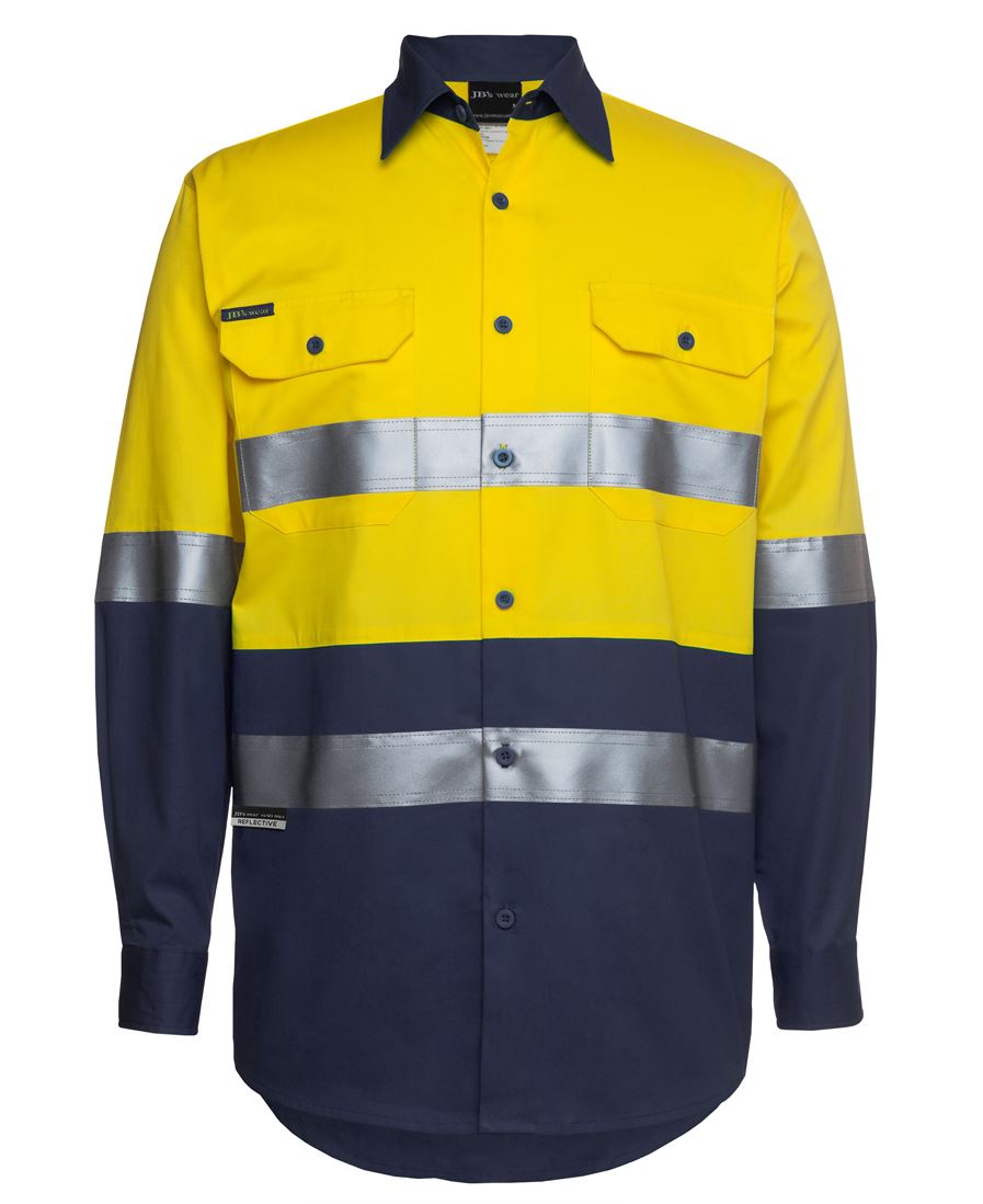 JB's Hv (D+N) L/S 150G W/Shirt Yellow/Black -3Xs
