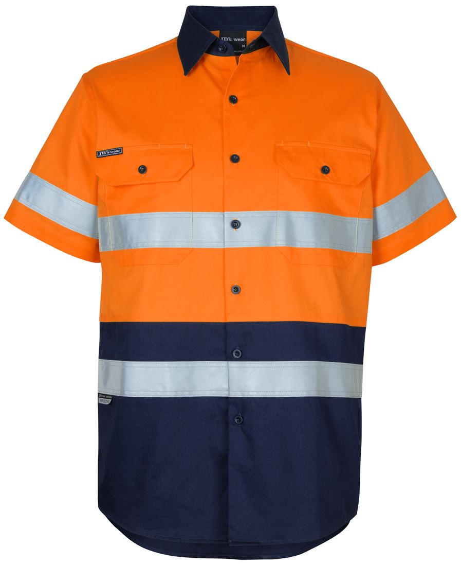 JB's Hv (D+N) S/S 150G W/Shirt Orange/Navy