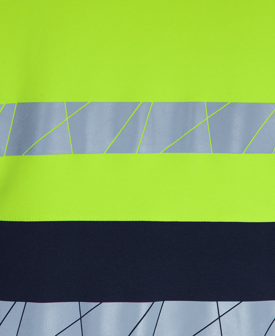 6DPFP 450G Hi Vis Pull Over Hoodie With Frag Tape