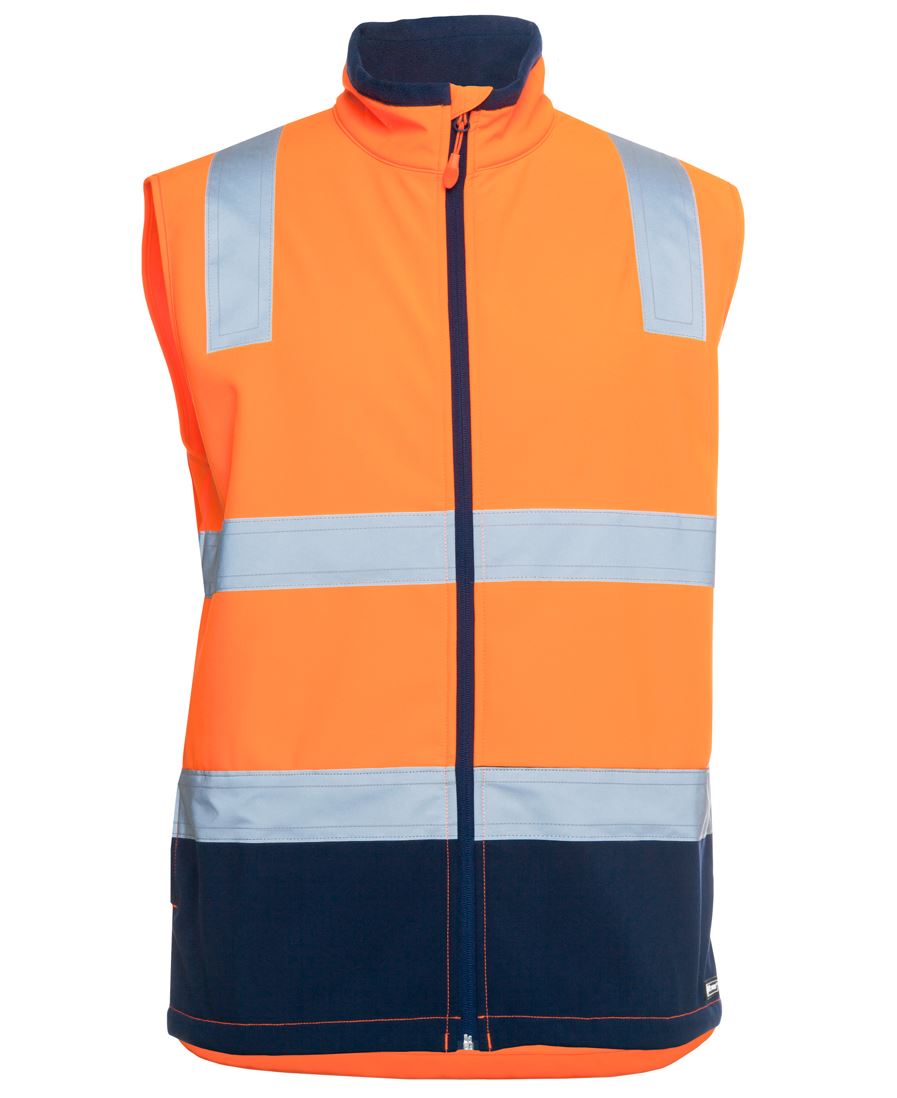 JB's Hv (D+N) Three Layer Softshell Vest Lime/Navy-Xs
