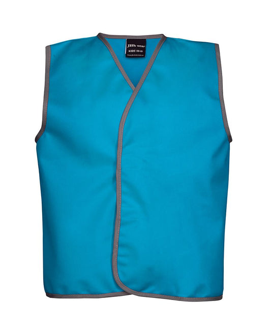 JB's Kids Coloured Tricot Vest Aqua - 0-02