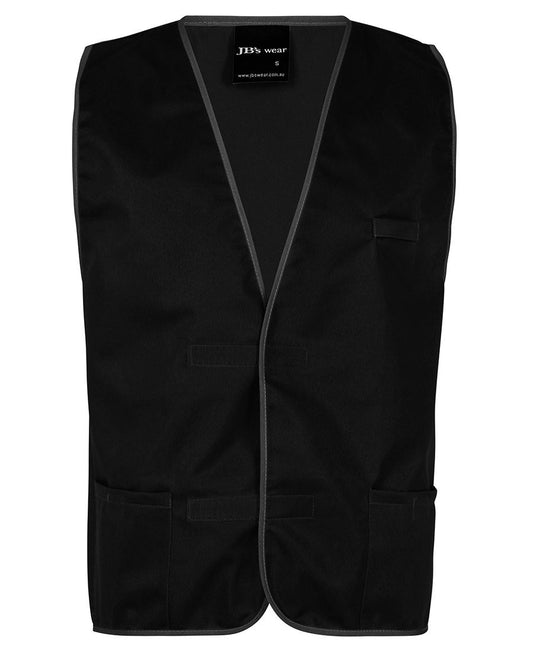 JB's Coloured Tricot Vest Black -S