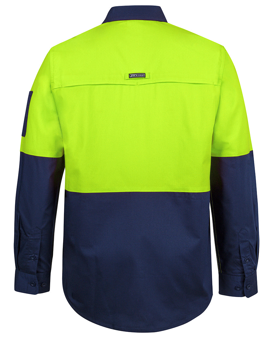 6HRFL Hi Vis Class F Ripstop L/S Work Shirt