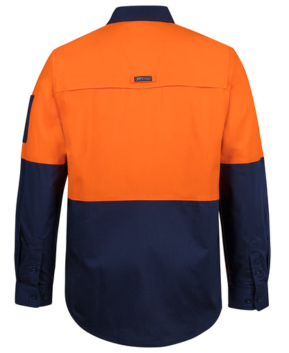 6HRFL Hi Vis Class F Ripstop L/S Work Shirt