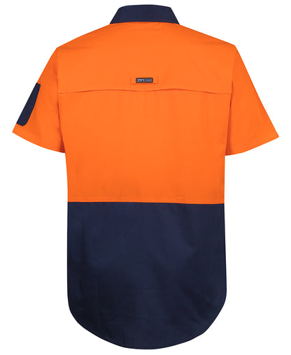 6HRFS Hi Vis Class F Ripstop S/S Work Shirt