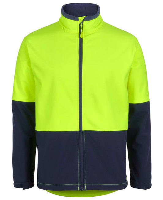 JB's Hv Three Layer Softshell Jacket Lime/Navy