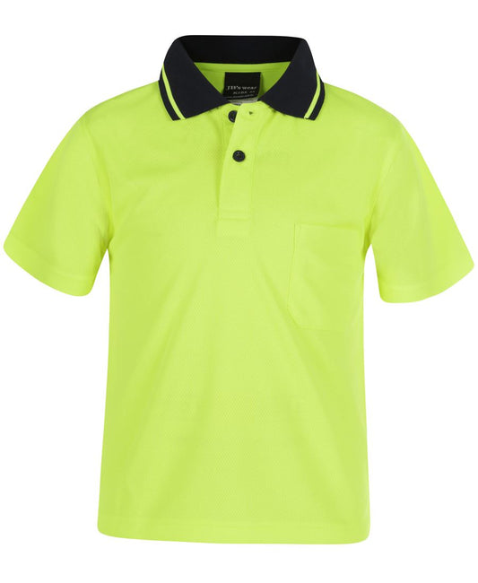 JB's Kids Hv 4602.1 Non Cuff Trad Polo Lime