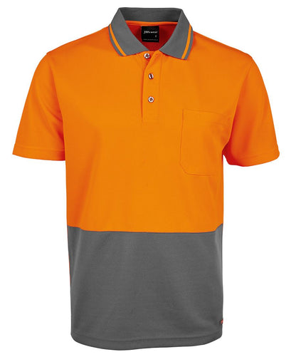 JB's Hv 4602.1 Non Cuff Trad Polo Lime/Black