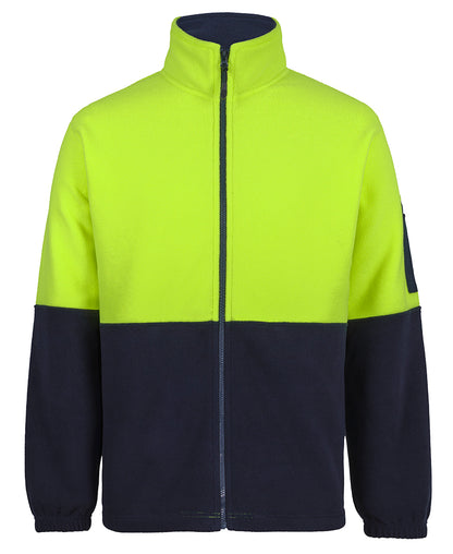 6HVPE Hi Vis Full Zip Polar Fleece