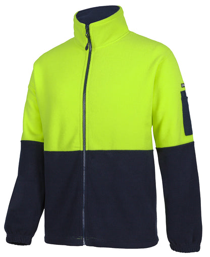 6HVPE Hi Vis Full Zip Polar Fleece