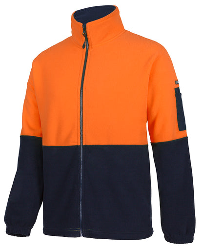 6HVPE Hi Vis Full Zip Polar Fleece