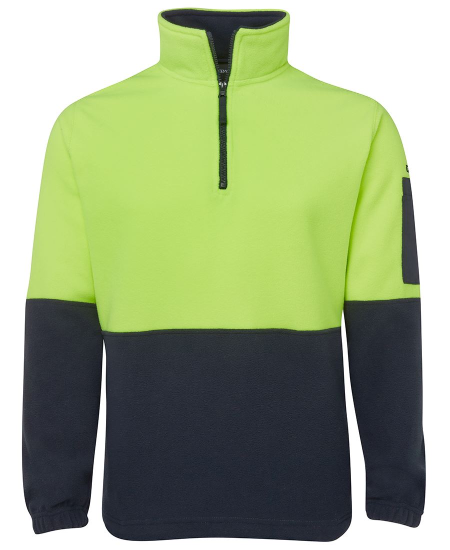 JB's Hv 1/2 Zip Polar Lime/Black -2Xs