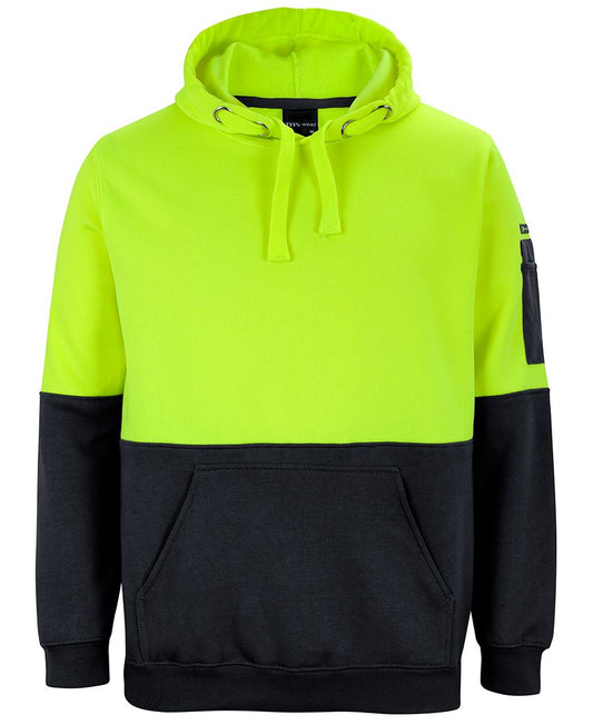 JB's Hv Pull Over Hoodie Lime/Black