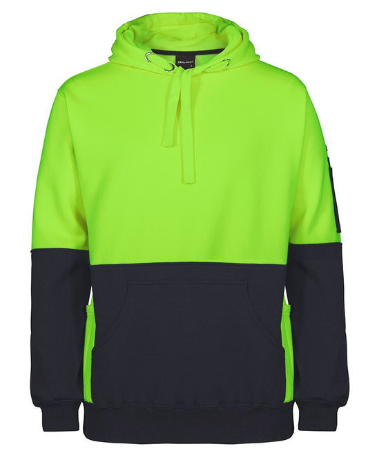 JB's Hv 330G Pull Over Hoodie Lime/Black
