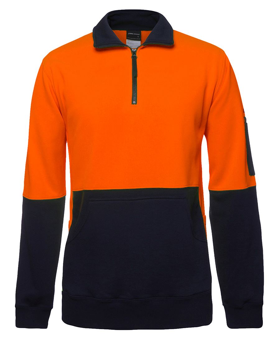 JB's Hv 330G 1/2 Zip Fleece Lime/Navy
