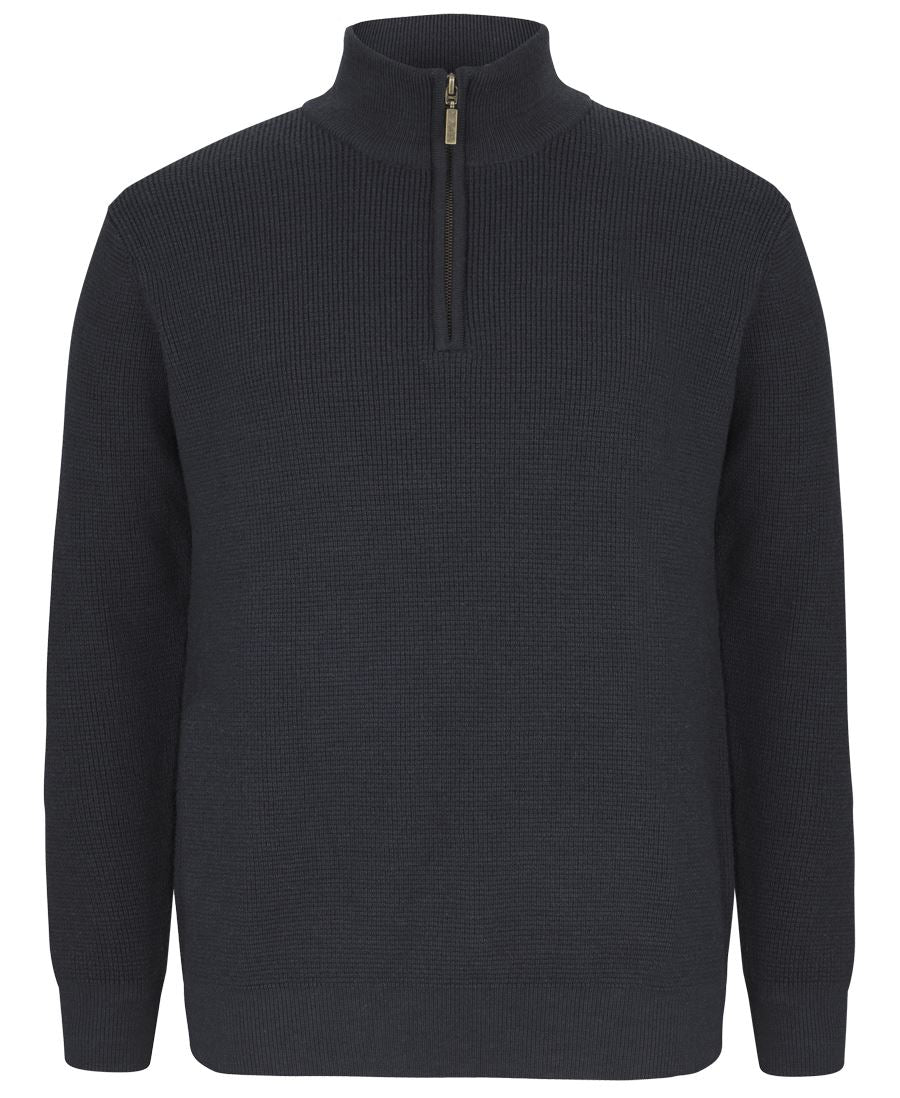 JB's Chunky 1/2 Zip Jumper Black