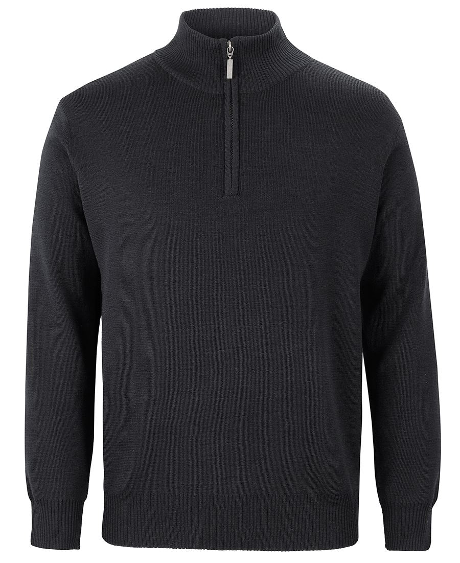 JB's Mens Corporate 1/2 Zip Jumper Black