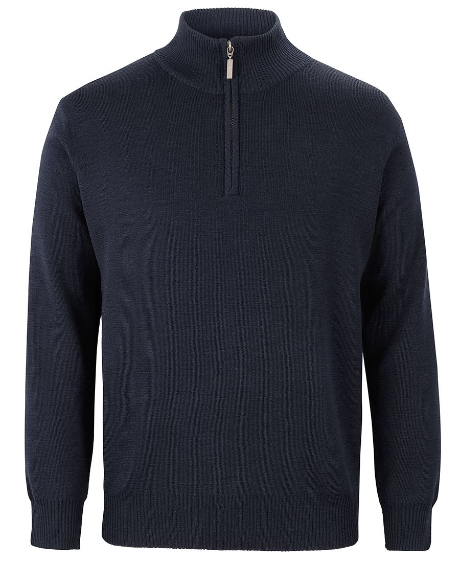 JB's Mens Corporate 1/2 Zip Jumper Black