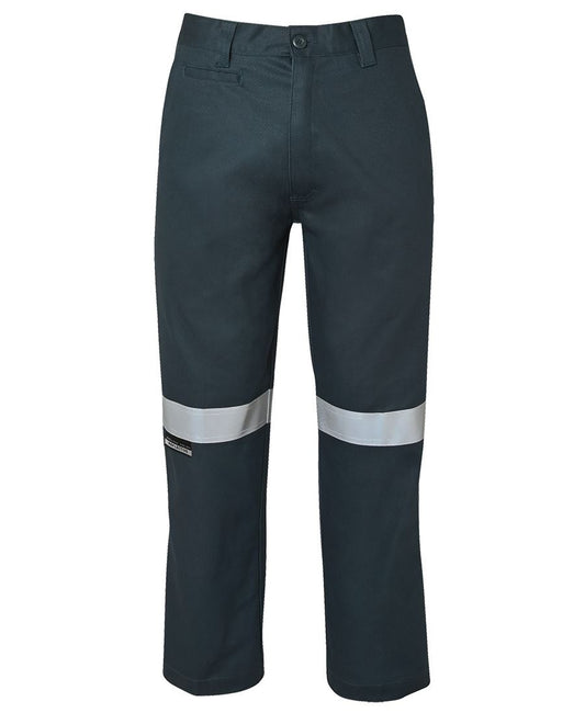 JB's M/Rised Work Trouser With Reflective Tape Green -67R