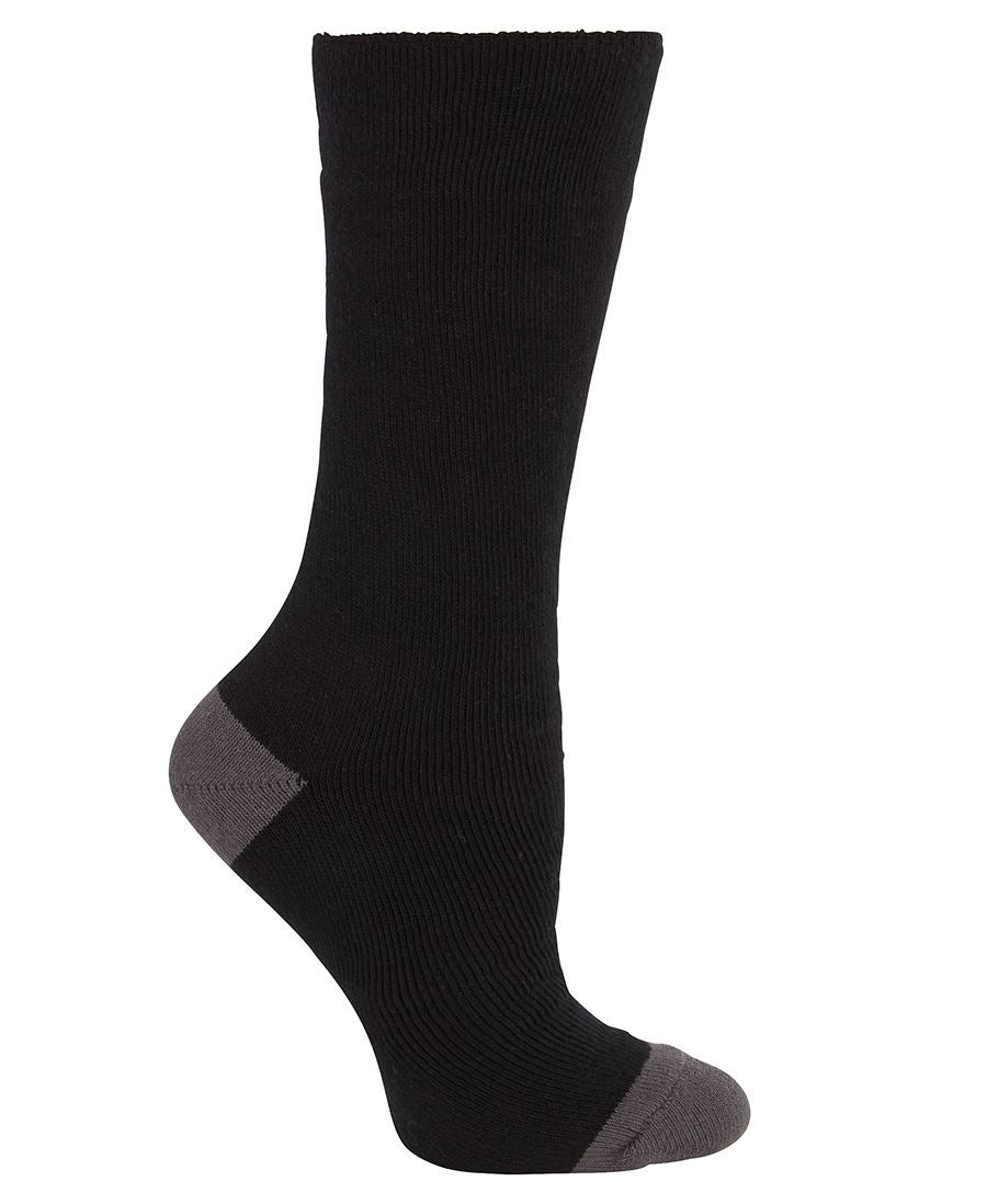 JB's Work Sock 3 Pack Black/Lime