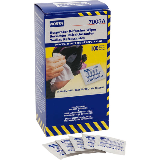 North RESP WIPE PAD ALC FREE 100/BX