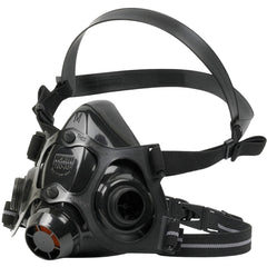 North NORTH 7700 Series Half Face Silicone Respirator Black Large