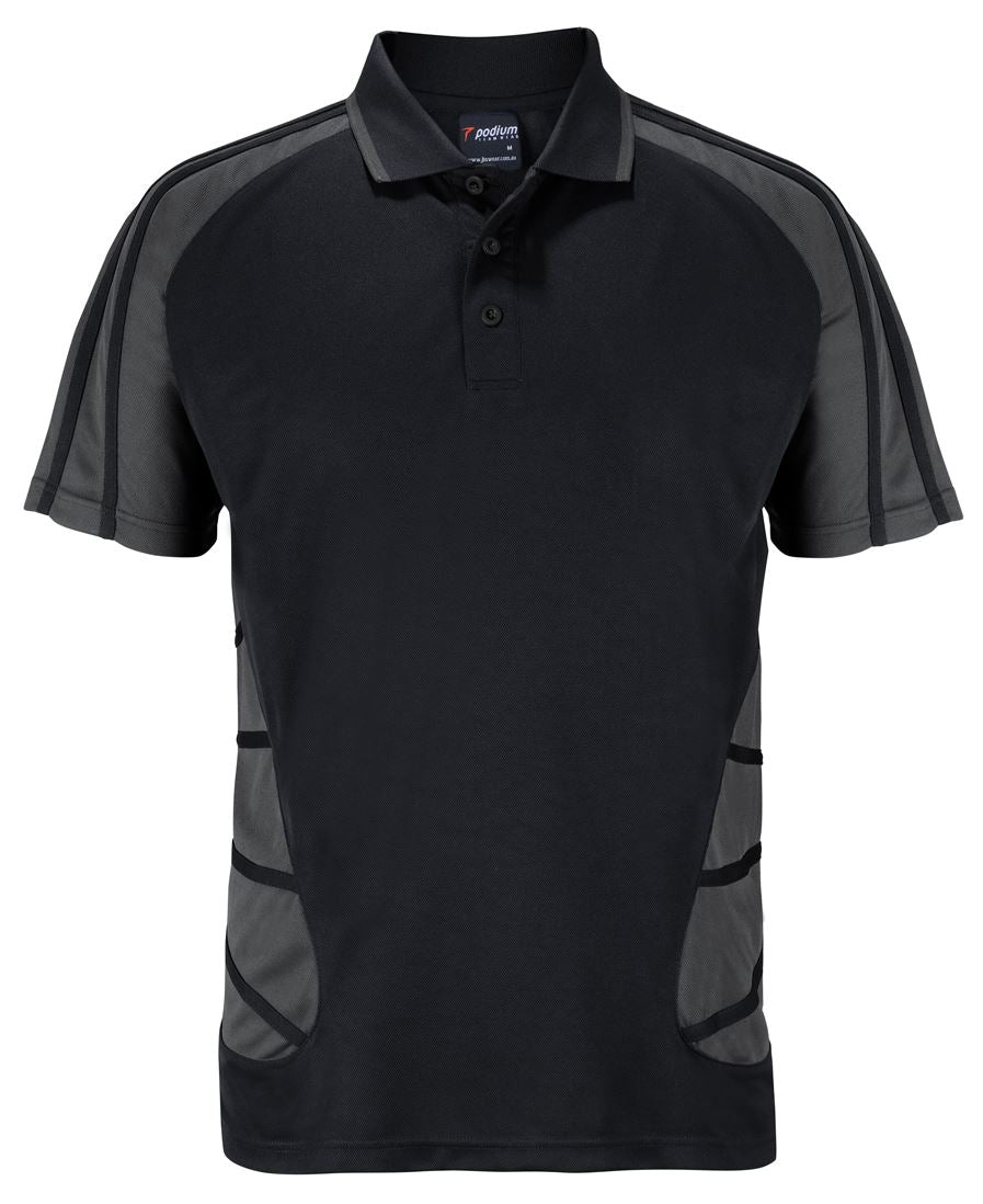 Podium Arachnid Polo Black/Gunmetal