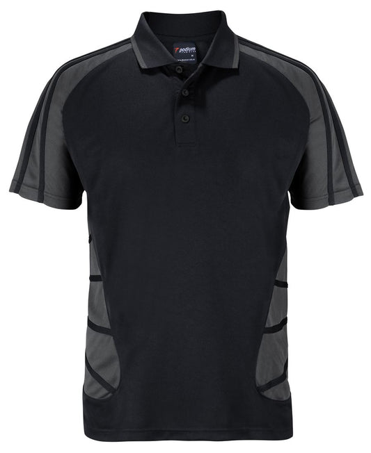 Podium Arachnid Polo Black/Gunmetal