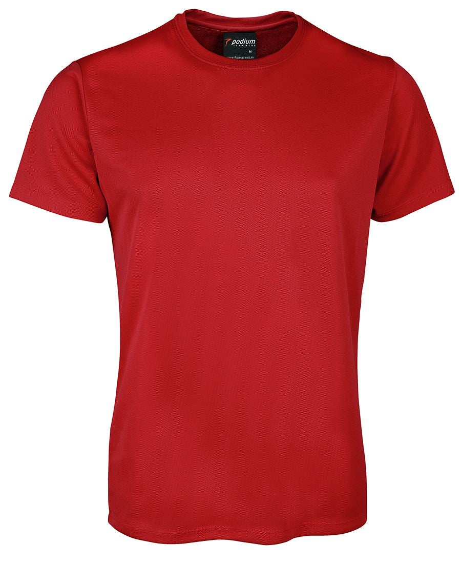 Podium Poly Tee Black