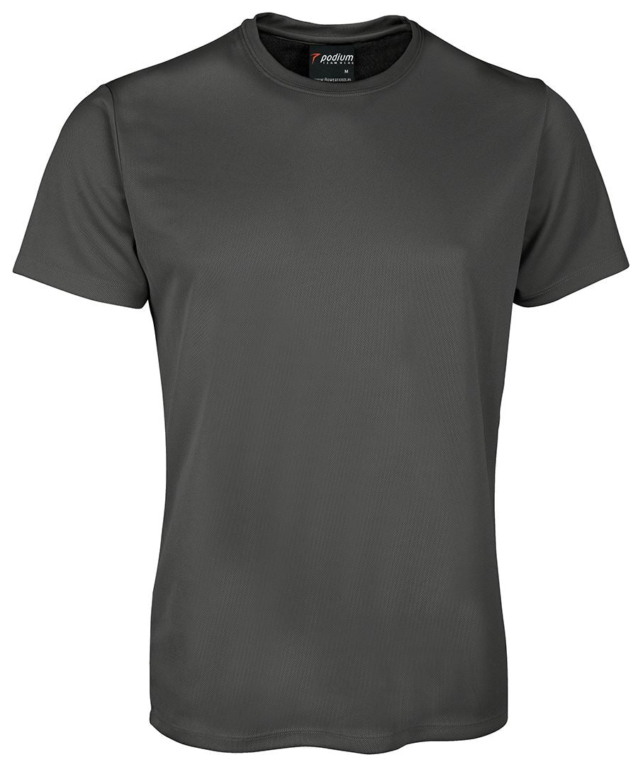 Podium Poly Tee Black