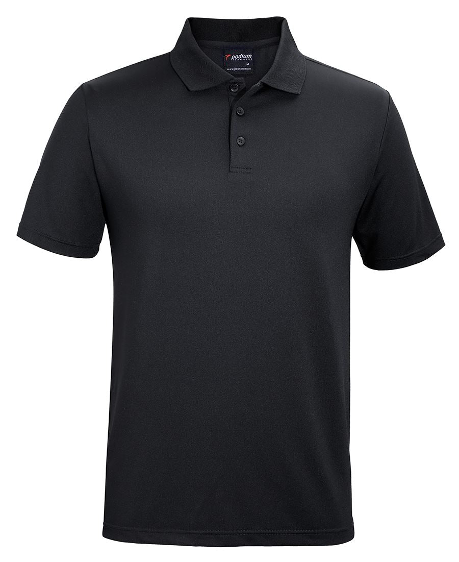 Podium Stretch Polo Black